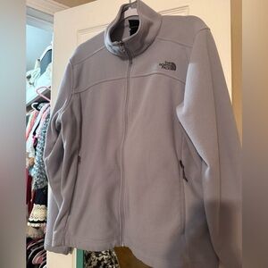 The North Face Light Purple Full-Zip Fleece Jacket